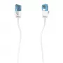 Hama Flexi-Slim tīkla kabelis Balts 0.75 m Cat6a U/UTP (UTP)