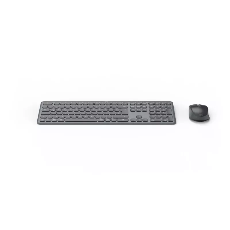 Hama WKM-550 bezvadu tastatūras un peles komplekts RF + Bluetooth, QWERTZ, melns