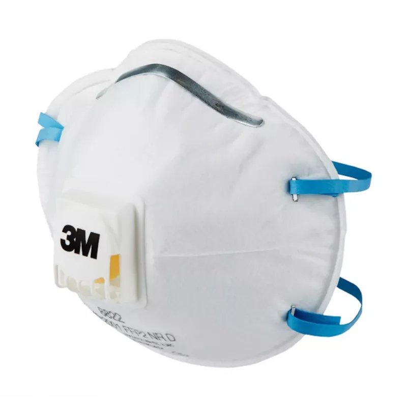 3M 8822 FFP2 elpošanas maska kausveida 10 gab.