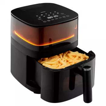 MEDION LIFE X10 XL karstā gaisa fritieris, 5 L, 1500 W, melns
