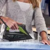 Gludeklis Rowenta DW6330 Eco Intelligence Dry & Steam, Microsteam 400 HD zole, 2500 W, melns, zaļš