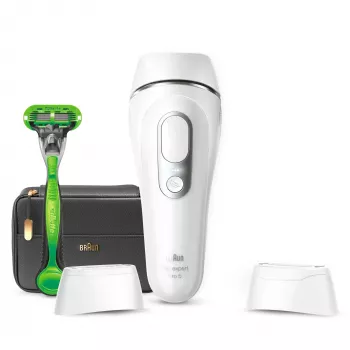 Braun Silk·expert Pro 5 PL5145 IPL matu noņemšanas iekārta, sudraba, balta