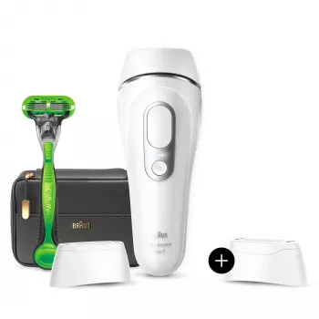 Braun Silk·expert Pro 5 PL5145 IPL matu noņemšanas iekārta, sudraba, balta