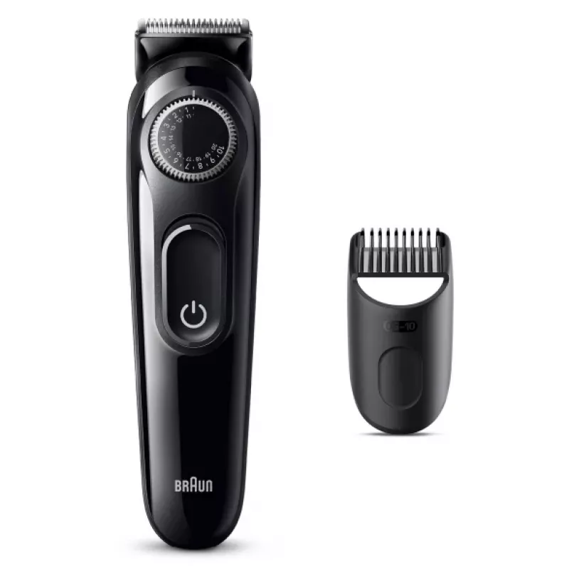Braun BeardTrimmer 3 BT3400 Bārdas Trimeris, Mazgājams, Akumulators, Melns