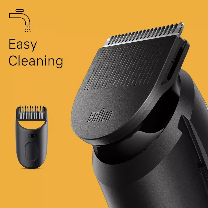 Braun BeardTrimmer 3 BT3400 Bārdas Trimeris, Mazgājams, Akumulators, Melns