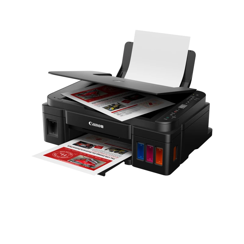 Tintes printeris Canon PIXMA G3416 — krāsu A4, 4800 x 1200 DPI, Wi‑Fi, USB, uzpildāmas tintes tvertnes, melns