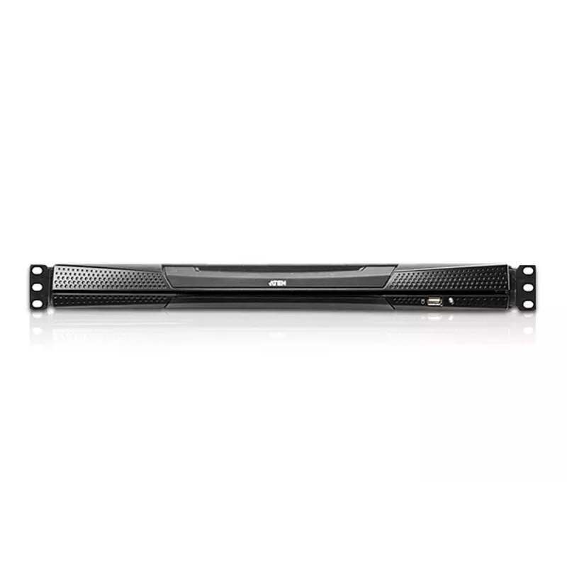 ATEN KL1516Ai KVM slēdzis ar LCD, 16 porti, rack montāža, melns