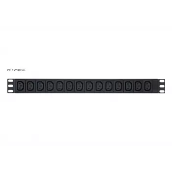 ATEN Basic Metered 1U PDU ar pārsprieguma aizsardzību, 18 C13 ligzdas, LCD displejs