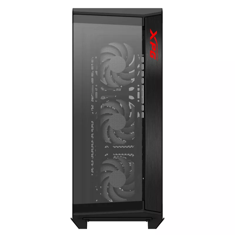 XPG BATTLECRUISER II ST Mid-Tower Melns, Midi Tornis, PC, Melns, ATX, EATX, micro ATX, Mini-ITX, Nerūsējošais tērauds, Gaming