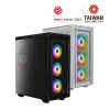 XPG BATTLECRUISER II ST Mid-Tower Melns, Midi Tornis, PC, Melns, ATX, EATX, micro ATX, Mini-ITX, Nerūsējošais tērauds, Gaming