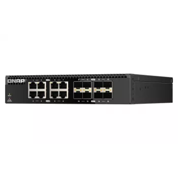 QNAP QSW-3216R-8S8T tīkla slēdzis Nepārvaldāms L2 10G Ethernet (100/1000/10000) Melns