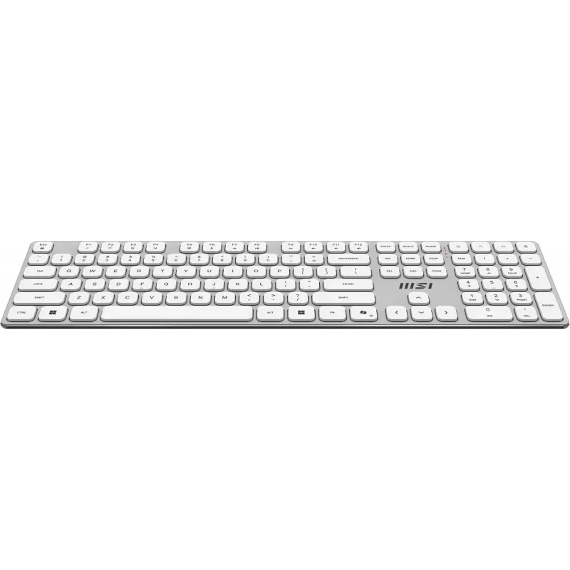 MSI FORGE K210 W COMBO WHITE bezvadu tastatūras un peles komplekts, US izkārtojums