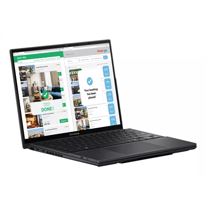 ASUS Zenbook Duo UX8406MA-QL308X Intel Core Ultra 7 155H hibrīds (2-in-1) 35.6 cm (14 collu) skārienekrāns WUXGA 16 GB LPDDR5x-SDRAM 1 TB SSD Wi-Fi 6E (802.11ax) Windows 11 Pro Pelēks