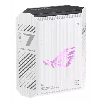 ASUS ROG Strix GS-BE7200 bezvadu maršrutētājs 2.5 Gigabit Ethernet divjoslu (2.4 GHz / 5 GHz) Balts, Melns