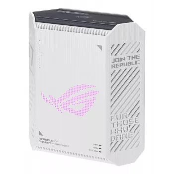 ASUS ROG Strix GS-BE7200 bezvadu maršrutētājs 2.5 Gigabit Ethernet divjoslu (2.4 GHz / 5 GHz) Balts, Melns