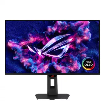 ASUS ROG Strix OLED XG27AQDMG spēļu monitors 26.5 collas 2560x1440 WOLED 0.03 ms USB 3.2 Gen 1 VESA augstuma regulējams, melns