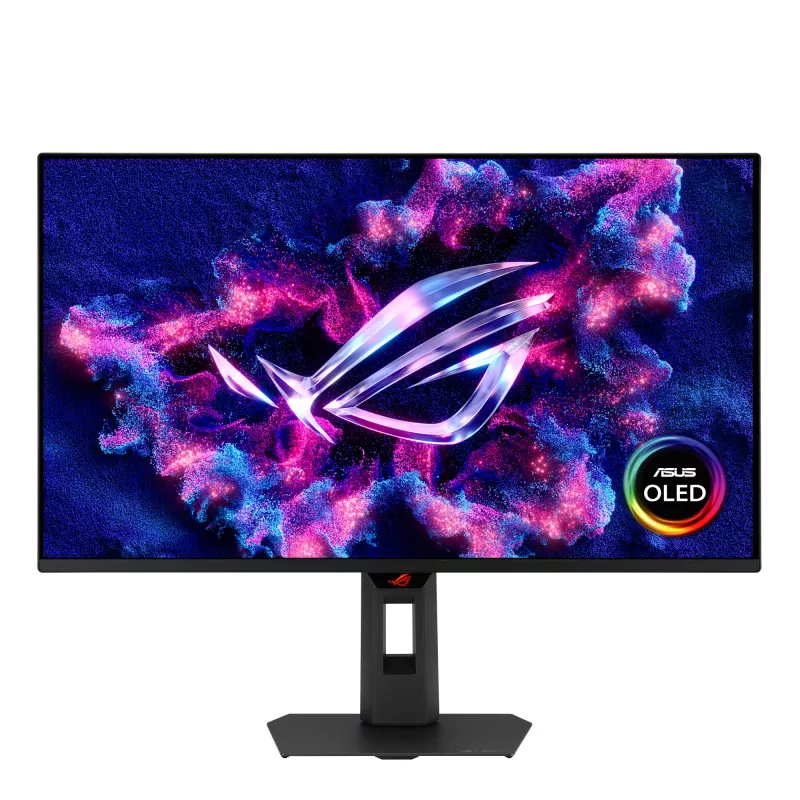 ASUS ROG Strix OLED XG27AQDMG spēļu monitors 26.5 collas 2560x1440 WOLED 0.03 ms USB 3.2 Gen 1 VESA augstuma regulējams, melns