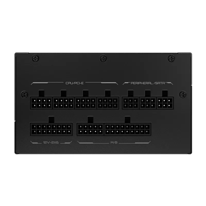 GIGABYTE GAMING 850GM PG5 barošanas bloks – PCIe 5.1, 80 PLUS Gold, pilnībā modulārs, 135 mm ventilators, ATX 3.1 saderīgs, EU kontaktdakša