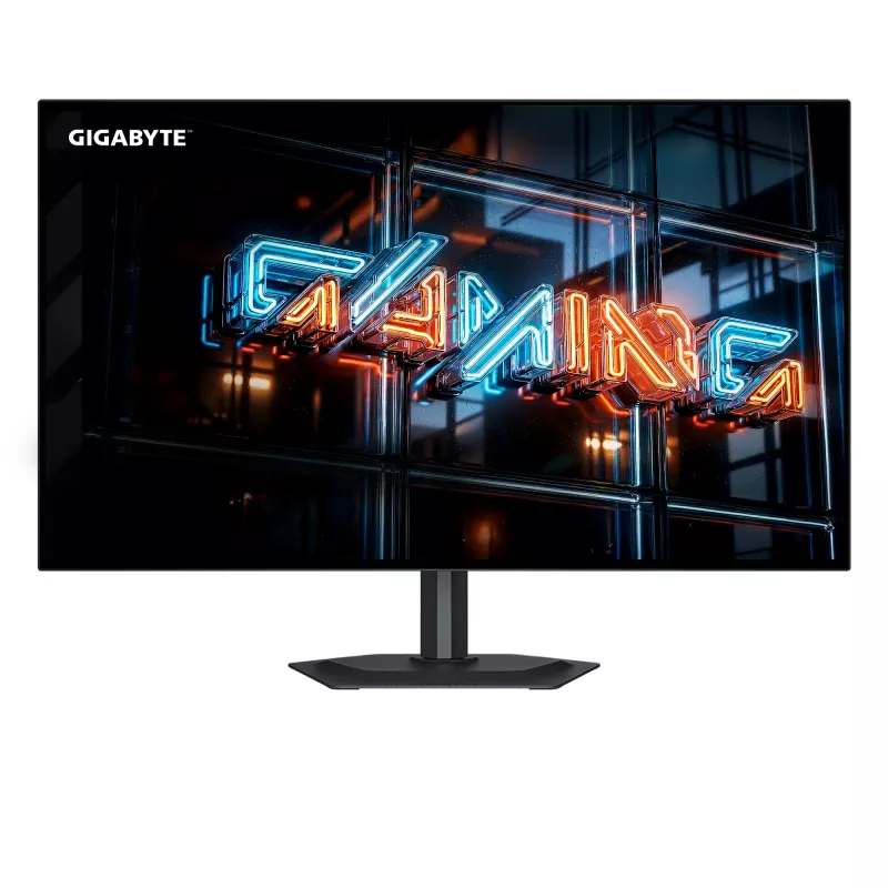 27 collu GIGABYTE MO27Q28GR WOLED QHD spēļu monitors — 2560×1440, 280Hz, 0.03ms, 335 cd/m², HDMI 2.1, DisplayPort 1.4