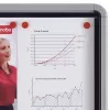 Nobo Premium Plus āra magnētiskais slēdzamais paziņojumu dēlis 8xA4