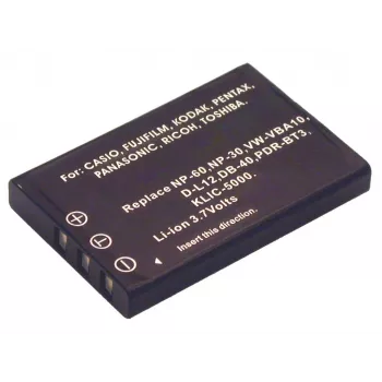 2-Power DBI9583A Digitālās kameras akumulators 3.7V 1150mAh, 1000 mAh, 3.7 V, Litija-jonu (Li-Ion)