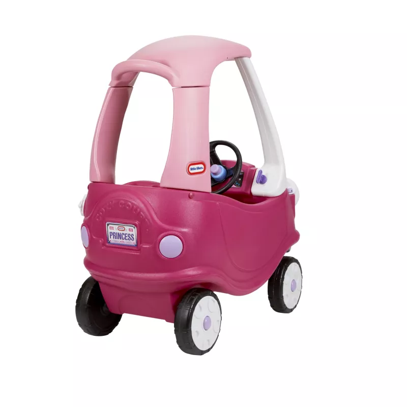 Little Tikes Cozy Coupe Princess, no 1,5 gadiem, 4 riteņi, Plastmasa, Zils, Rozā, Balts