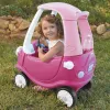 Little Tikes Cozy Coupe Princess, no 1,5 gadiem, 4 riteņi, Plastmasa, Zils, Rozā, Balts