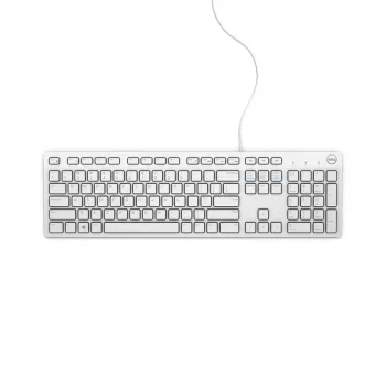 DELL KB216 tastatūra universāla USB QWERTY Nordic balta