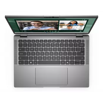 DELL Latitude 7450 2-in-1 Intel Core Ultra 7 165U Hibrids (2-in-1) 35.6 cm (14 collu) Skārienekrāns Full HD+ 16 GB LPDDR5x-SDRAM 512 GB SSD Wi-Fi 7 (802.11be) Windows 11 Pro Pelēks