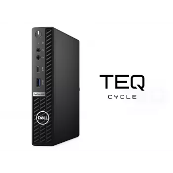 Teqcycle DELL OptiPlex 5080 Intel® Core™ i5 i5-10500T 16 GB DDR4-SDRAM 256 GB SSD Windows 11 Pro MFF Mini PC Melns