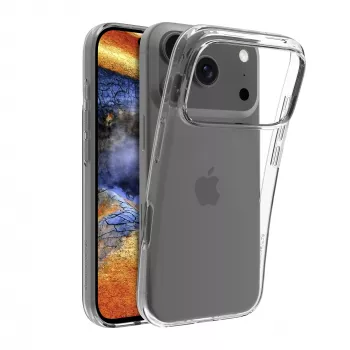 Mobilā telefona aizsargapvalks dbramante1928 Apple iPhone 17 Pro, caurspīdīga plastmasa, modelis RE63CL004378