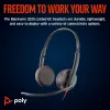 HP Poly Blackwire 3225 Stereo USB-C Austiņas + 3.5mm Ligzda + USB-C/A Adapter (Bez iepakojuma)