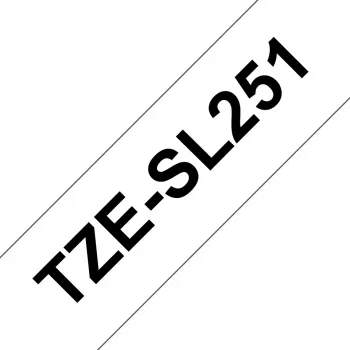 Brother TZESL251 lente marķēšanai, melna uz balta