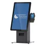 Kiosk komplekts Ergonomic Solutions SpacePole Mini Kiosk Countertop Melns Metāls
