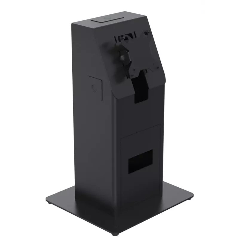 Kiosk komplekts Ergonomic Solutions SpacePole Mini Kiosk Countertop Melns Metāls