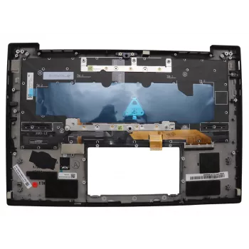Pārsegs un aizmugurgaismota tastatūra Lenovo ThinkPad X1 Carbon Gen 13 (modelis 5M11Q55957), melna/daudzkrāsaina