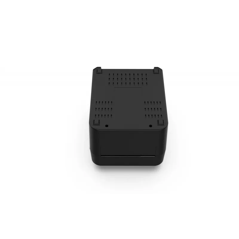 Etiķešu printeris Capture CA-RP420 — tiešā termoprintera 203 dpi darbvirsmas modelis ar USB, seriālo un Ethernet portiem (melns)