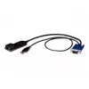 Vertiv Avocent MPUIQ-VMCDP KVM interfeisa adapteris DISPLAYPORT, USB 2.0 Melns