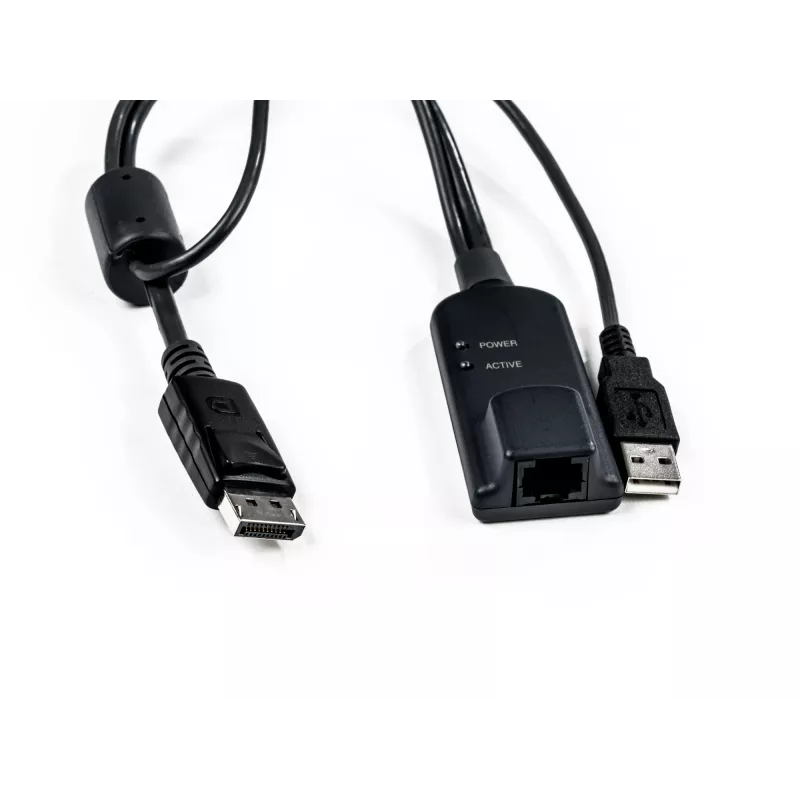 Vertiv Avocent MPUIQ-VMCDP KVM interfeisa adapteris DISPLAYPORT, USB 2.0 Melns