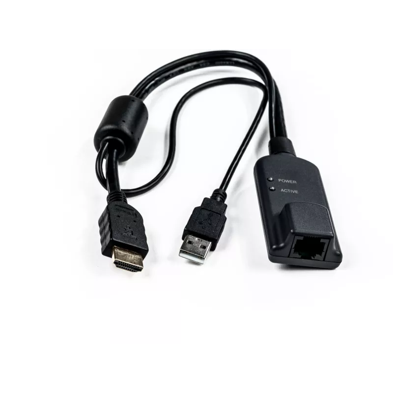 Vertiv Avocent MPUIQ-VMCHD KVM saskarnes adapteris HDMI, USB 2.0 Melns