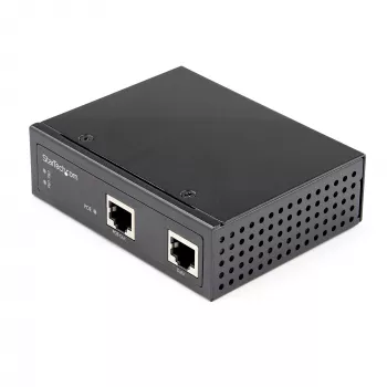 StarTech.com Rūpnieciskais Gigabit PoE Inžektors - 90W 802.3bt PoE++ 52V-56V DC DIN Sliežu UPoE/Ultra Power Over Ethernet Inžektora Adapteris -40°C līdz +75°C Izturīgs