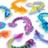 CrystaLynx Dragons 9 collu kolekcionējama artikulēta pūķa figūriņa bērniem un pieaugušajiem, Blind Box, fidget rotaļlieta mājām un birojam (stili var atšķirties)