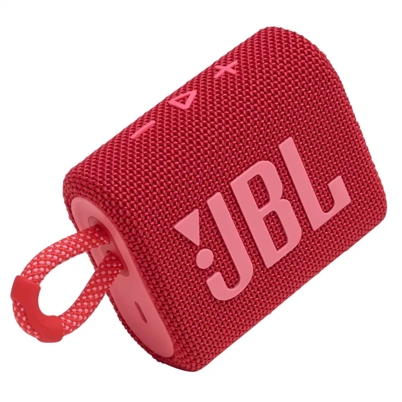 JBL GO 3 SARKANS, 3.81 cm (1.5 collas), 4.7 cm, 4.2 W, 110 - 20000 Hz, 85 dB, 4.2 W