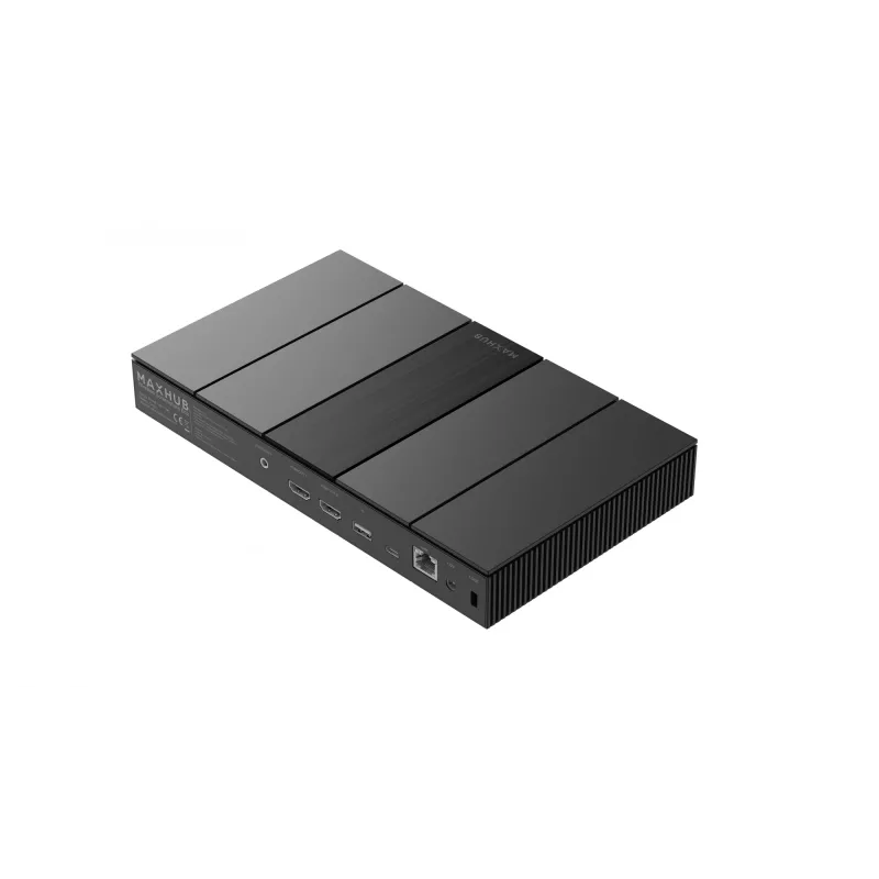 MAXHUB WB05 4K BYOM Ekrāna koplietošanas kaste, melna, divu joslu (2.4 GHz / 5 GHz), vadu un bezvadu