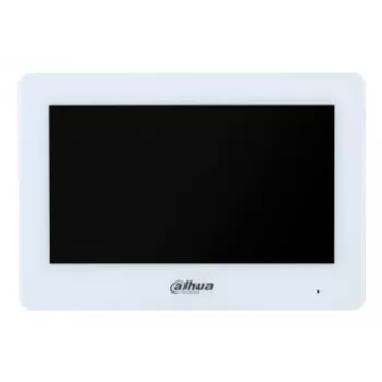 Video domofona monitors DAHUA VTH5123H-W-S2, 17,8 cm (7 inch) TFT, 1024×600, Wi‑Fi, MicroSD 64 GB, balts