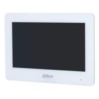Video domofona monitors DAHUA VTH5123H-W-S2, 17,8 cm (7 inch) TFT, 1024×600, Wi‑Fi, MicroSD 64 GB, balts