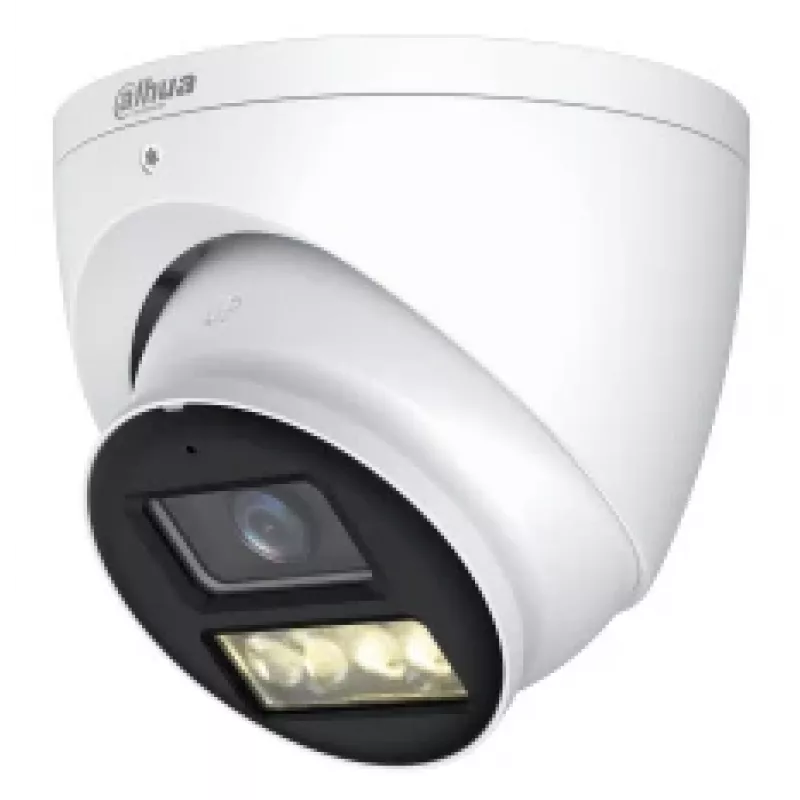 Dahua Technology Lite Dome IP Drošības Kamera HAC-HDW1500T-IL-A — 2880×1620, 113.3° HFOV, 0.01 lx, Griestu/Sienas, Iekštelpām un Āra