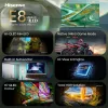 Hisense 85E8S 85 collu (215 cm) ULED 4K Mini LED Smart TV, 3840×2160, 400 cd/m², Wi‑Fi, HomeOS (Pelēks)