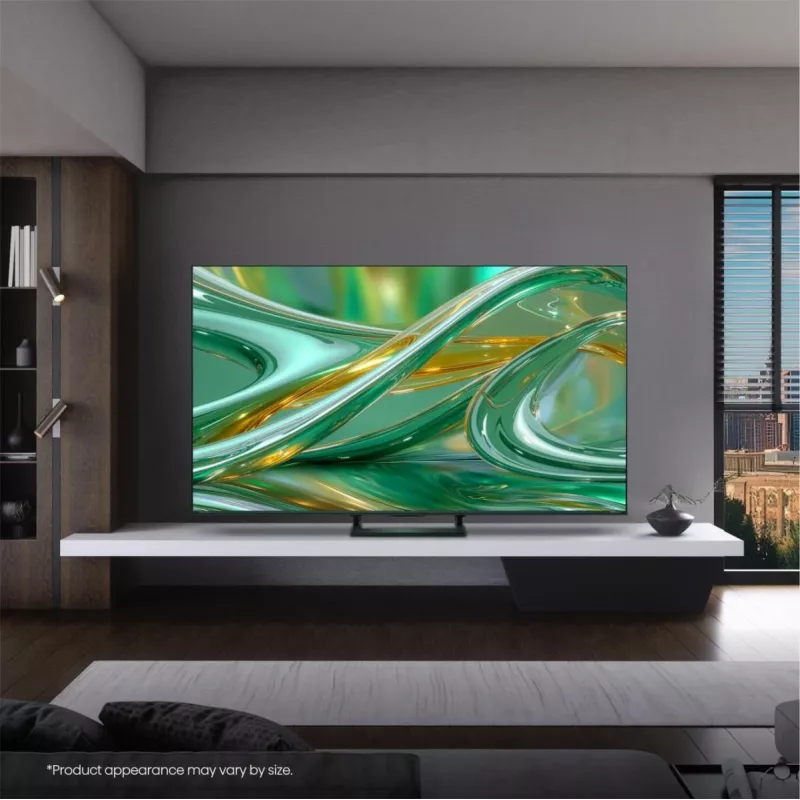 Hisense 85E8S 85 collu (215 cm) ULED 4K Mini LED Smart TV, 3840×2160, 400 cd/m², Wi‑Fi, HomeOS (Pelēks)