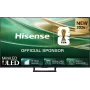 Televizors Hisense 85E68S 65 collu ULED MiniLED UltraHD/4K, trīskāršais TV uztvērējs, 144 Hz panelis, iebūvēts zemfrekvences skaļrunis